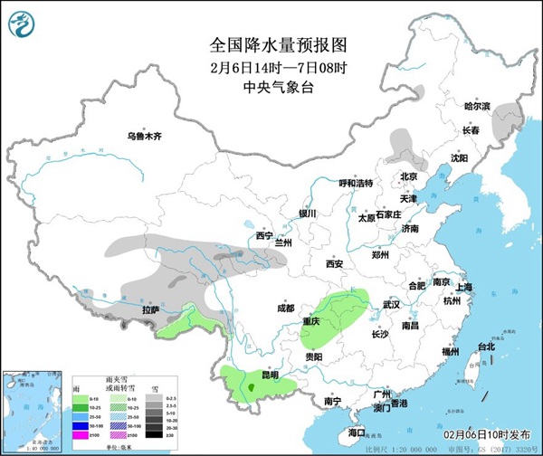 江苏浙江湖北等地有大雾 江南华南及云南等地有较强降雨1