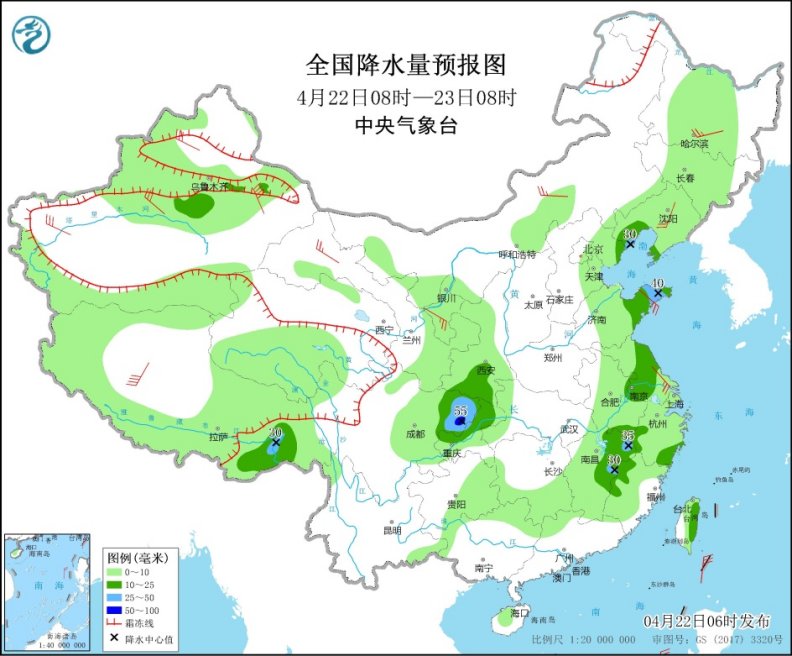 中东部降水过程“无缝衔接” 北方气温开启震荡模式1