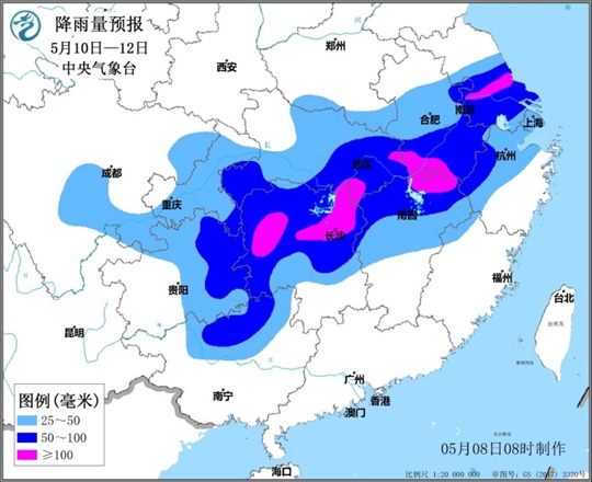 长江中下游地区将进入多雨时段 较强降雨过程即将开启1