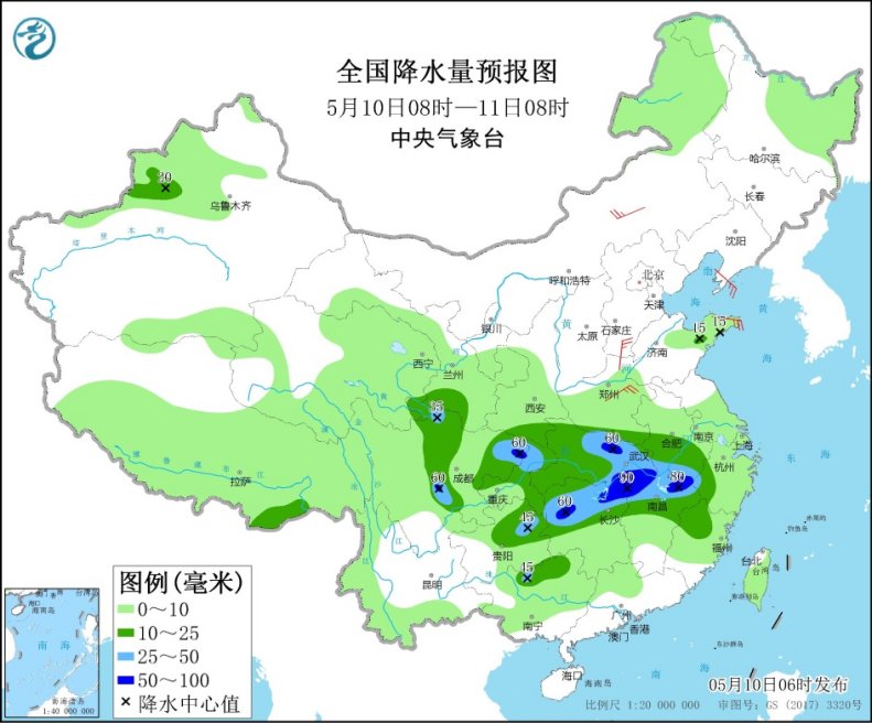 南方再迎新一轮强降水 长江中下游为降雨重心1