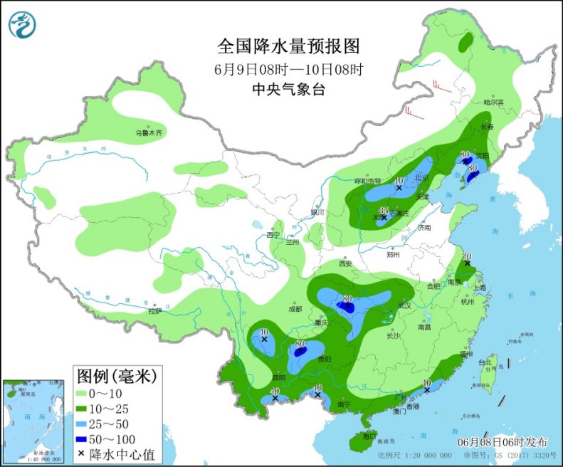 华北东北多雷雨 明起南方将现新一轮大范围降雨3
