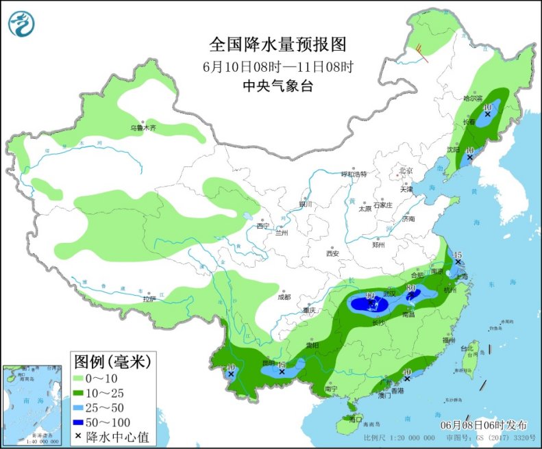 华北东北多雷雨 明起南方将现新一轮大范围降雨4