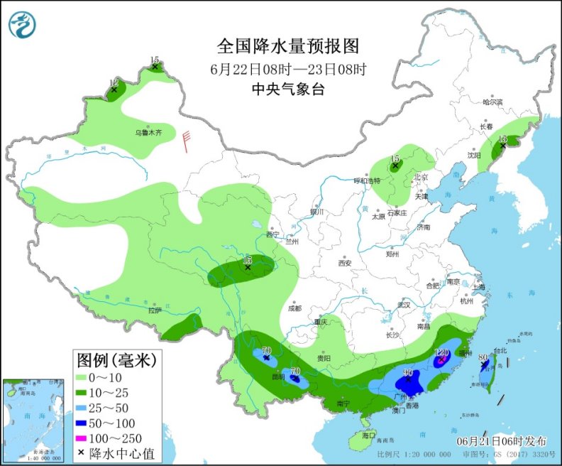 广东福建广西等地有较强降雨 高温范围缩减2