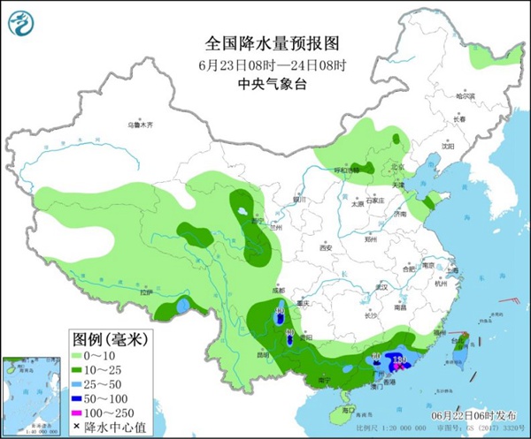 强降雨“主战场”转移至华南 今日起南北方高温渐消退2