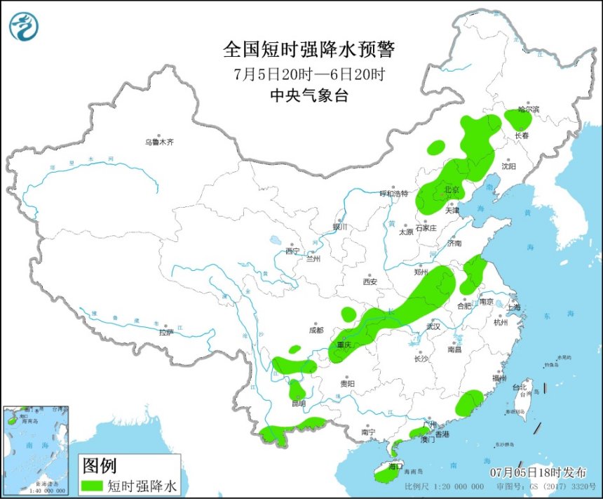 强对流预警！京津冀等地部分地区将有8至10级雷暴大风或冰雹2