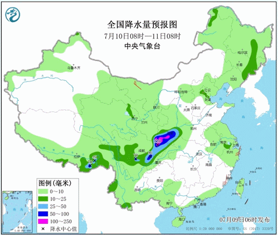新一轮强降雨上线！覆盖11省市 华北将现今年以来最强降雨1