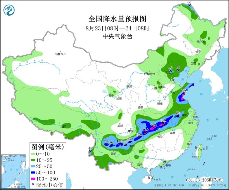 强降雨带南压 湖北湖南等地暴雨如注1