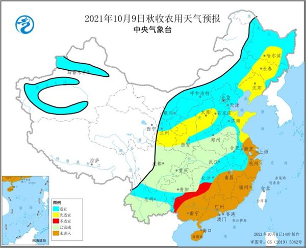 10月10日后秋收区天气转好 各地抓紧时机抢收保种1